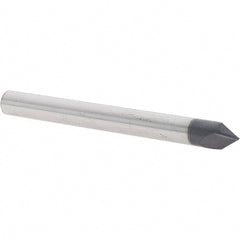 Melin Tool - 1/4" Diam 2 Flute Single End Solid Carbide Chamfer Mill - Makers Industrial Supply