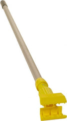 Rubbermaid - 54" Standard Aluminum Clamp Jaw Mop Handle - 5" Mop Head Band, Plastic Connector, Use with Wet Mops - Makers Industrial Supply