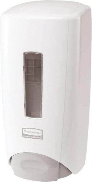 Rubbermaid - 1000 to 1300 mL Foam/Liquid Hand Soap Dispenser - Plastic, Wall Mounted, White - Makers Industrial Supply