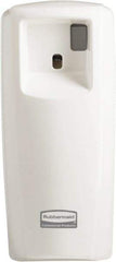 Rubbermaid - 0.019 Cu Ft Coverage, White Metered Aerosol Dispenser - Makers Industrial Supply