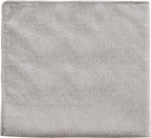 Rubbermaid - Dry Microfiber Wipes - Packet, 16" x 16" Sheet Size, Gray - Makers Industrial Supply