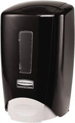 Rubbermaid - 500 mL Foam/Liquid Hand Soap Dispenser - Plastic, Wall Mounted, Black - Makers Industrial Supply