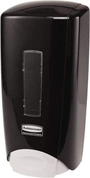 Rubbermaid - 1000 to 1300 mL Foam/Liquid Hand Soap Dispenser - Plastic, Wall Mounted, Black - Makers Industrial Supply