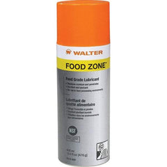 WALTER Surface Technologies - 400 mL Aerosol Penetrant/Lubricant - Light Yellow, 14°F to 356°F, Food Grade - Makers Industrial Supply