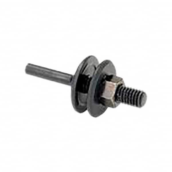 WALTER Surface Technologies - 3/8" Hole, Wheel Mandrel - 1/4" Shank Diam - Makers Industrial Supply