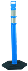 Delineator Blue with 10lb. Base - Makers Industrial Supply
