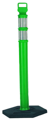 Delineator Green with 10lb. Base - Makers Industrial Supply