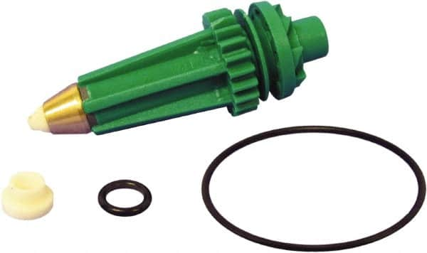 Kranzle - Rotating, Brass, Ceramic, Plastic & Rubber, Pressure Washer Nozzle Repair Kit - 1.19mm Orifice Diam, Green - Makers Industrial Supply