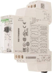 Schneider Electric - 100 hr Delay, Multiple Range SPDT Time Delay Relay - 8 Contact Amp, 12 to 240 VAC/VDC, Selector Switch - Makers Industrial Supply