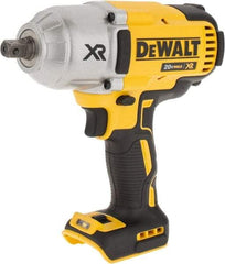 DeWALT - 1/2" Drive 20 Volt Mid-Handle Cordless Impact Wrench & Ratchet - 1,900 RPM, 0 to 2,400 BPM, 700 Ft/Lb Torque, Lithium-Ion Batteries Not Included - Makers Industrial Supply