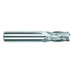 5/16 Dia. x 2-1/2 Overall Length 4-Flute .020 C/R Solid Carbide SE End Mill-Round Shank-Center Cut-TiAlN - Makers Industrial Supply