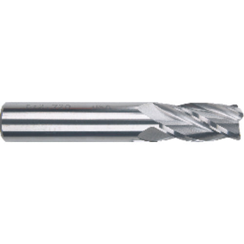 ‎1/8″ Dia. × 1/8″ Shank × 1/2″ DOC × 1-1/2″ OAL, Carbide, Uncoated, 4 Flute, 30° Helix, Plain, External, Square, Solid End Mill Series/List #5943 - Makers Industrial Supply