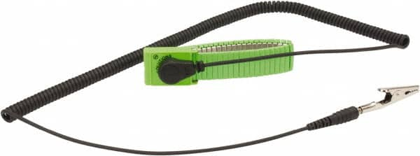 PRO-SAFE - Grounding Wrist Straps Size: Adjustable Includes Grounding Cord: Yes - Makers Industrial Supply