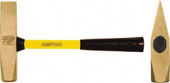 Ampco - 5 Lb Head Nonsparking Cutoff Hammer - 15" OAL, 15" Long Fiberglass Handle - Makers Industrial Supply