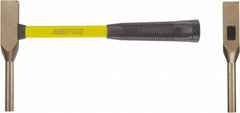 Ampco - Nonsparking Backing Out Hammer - 14" OAL, 14" Long Fiberglass Handle, 1/2" Face Diam - Makers Industrial Supply