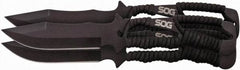 SOG Specialty Knives - 4-13/32" Long Blade, 420J2 Stainless Steel, Fine Edge, Fixed Blade Knife - 10" OAL, Includes Nylon Sheath - Makers Industrial Supply