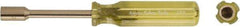 Ampco - 9/32" Solid Shaft Nonsparking Nutdriver - Plastic Handle, 6-7/8" OAL - Makers Industrial Supply