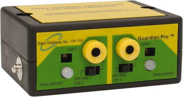 PRO-SAFE - Anti-Static Monitors & Testers Type: ESD Dual Monitor Power Source: Plug-In - Makers Industrial Supply