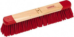 Harper Brush - 36" General Purpose Synthetic Push Broom - 3" Bristle Length, Wood Block, Bolt-On Handle Connection, Handle Sold Separately - Makers Industrial Supply