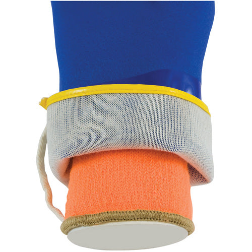 ‎58-8658DL/XXL Insulated Seamless - ProCoat Sandy Coated Blue PVC Glove w/ Detachable 7G Terry Liner - 12″L - Exact Industrial Supply