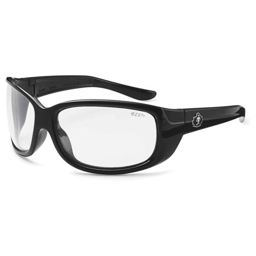 ERDA Clear Lens Black Safety Glasses - Makers Industrial Supply