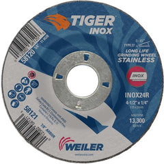 ‎4-1/2X1/4 TIGER INOX TYPE 27 - Makers Industrial Supply