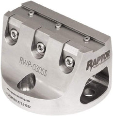 Raptor Workholding - 3/4" Jaw Width, 3" High Dovetail Vise - For Use with 4 & 5 Axis Workholding Systems - Makers Industrial Supply