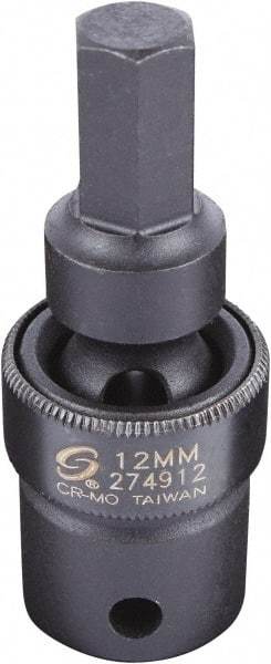 Sunex Tools - 1/2" Drive, 12mm Impact Hex Bit Socket - Makers Industrial Supply