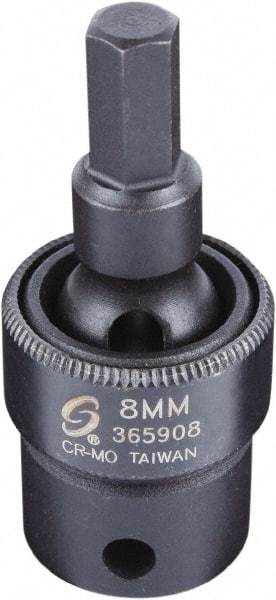 Sunex Tools - 3/8" Drive, 8mm Impact Hex Bit Socket - Makers Industrial Supply