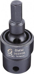 Sunex Tools - 3/8" Drive, 8mm Impact Hex Bit Socket - Makers Industrial Supply