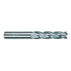 3/8 Dia. x 2-1/2 Overall Length 4-Flute Square End Solid Carbide SE End Mill-Round Shank-Center Cut-TiCN - Makers Industrial Supply