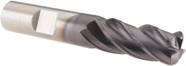 M.A. Ford - 1/2", 4 Flute, Solid Carbide, 1/8" Corner Radius End Mill - 3" OAL, 1-1/4" LOC - Makers Industrial Supply