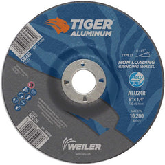 6X1/4 TIGER ALUM T27 GRIND WHL - Makers Industrial Supply