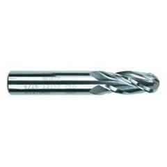 1/4 Dia. x 3 Overall Length 2-Flute Square End Solid Carbide SE End Mill-Round Shank-Center Cut-TiAlN - Makers Industrial Supply