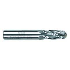 3/8 Dia. x 3 Overall Length 2-Flute Square End Solid Carbide SE End Mill-Round Shank-Center Cut-TiAlN - Makers Industrial Supply