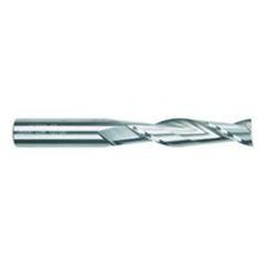 1/2 Dia. x 4 Overall Length 2-Flute Square End Solid Carbide SE End Mill-Round Shank-Center Cut-Uncoated - Makers Industrial Supply