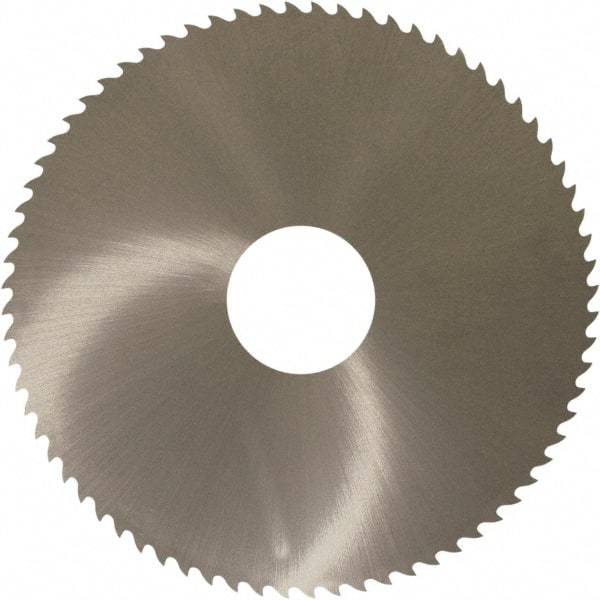 Controx - 1-1/2" Diam x 0.018" Blade Thickness x 1/2" Arbor Hole Diam, 30 Tooth Slitting and Slotting Saw - Arbor Connection, Right Hand, Uncoated, Solid Carbide, 15° Rake, Concave Ground - Makers Industrial Supply