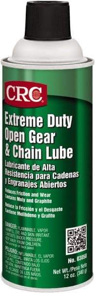 CRC - 16 oz Aerosol Extreme Pressure Chain & Cable Lubricant - Black, -25 to 350°F - Makers Industrial Supply