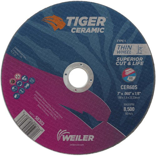 7X.045 TIGER CERAMIC T1 C/O WHL - Makers Industrial Supply