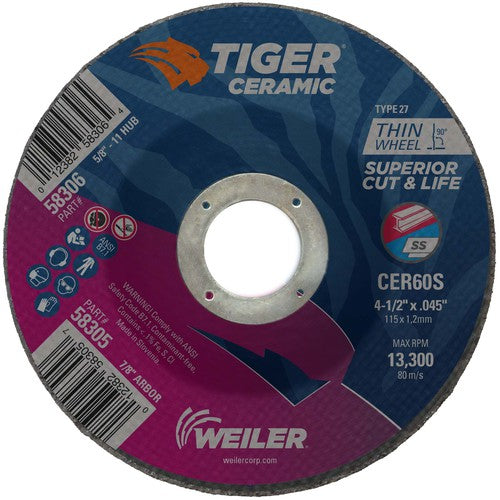 ‎4-1/2X.045 TIGER CERAMIC TYPE - Makers Industrial Supply