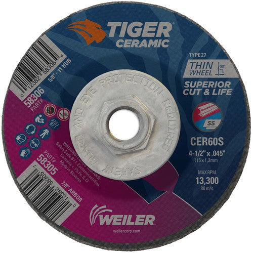 ‎4-1/2X.045 TIGER CERAMIC TYPE - Makers Industrial Supply