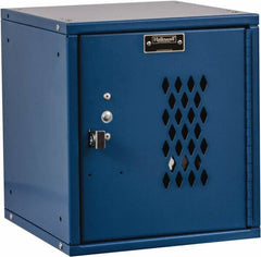 Hallowell - 1 Door, 1 Tier, Premium Box Lockers - Makers Industrial Supply