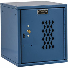 Hallowell - 1 Door, 1 Tier, Premium Box Lockers - Makers Industrial Supply