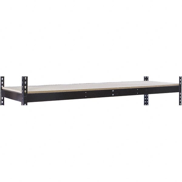 Hallowell - 60" Wide, 5/8 High, Open Shelving Accessory/Component - 30" Deep, Use with Black Rivetwell Double Rivet Boltless Shelving - Makers Industrial Supply