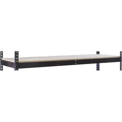 Hallowell - 60" Wide, 5/8 High, Open Shelving Accessory/Component - 30" Deep, Use with Black Rivetwell Double Rivet Boltless Shelving - Makers Industrial Supply