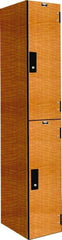 Hallowell - 2 Door, 2 Tier, Premium Wardrobe Lockers - Makers Industrial Supply