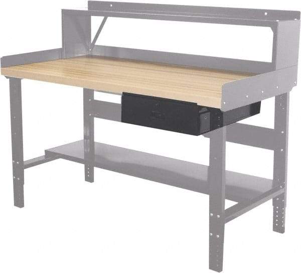 Hallowell - Workbench & Workstation Drawer - 24" Deep, 6" High, Use with Heavy-Duty Adjustable Leg Workbenches - Makers Industrial Supply