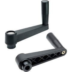 Clamp Handle Grips; For Use With: Utensils; Small Tools; Gauges; Grip Length: 4.1300; Spindle Diameter Compatibility: 0.236 in; Material: Glass-Fiber Reinforced Technopolymer; Spindle Diameter Compatibility (Inch): 0.236 in; Length (Decimal Inch): 4.1300;