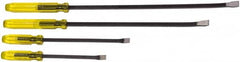 Proto - 4 Piece Pry Bar Set - Includes 14-1/2, 17-1/2, 28 & 31-7/8" Lengths - Makers Industrial Supply