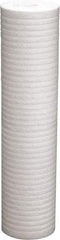 Value Collection - 4-3/8" OD, 25µ, Polypropylene Melt Blown-Thermal Bonded Cartridge Filter - 20" Long, Reduces Dirt & Rust - Makers Industrial Supply